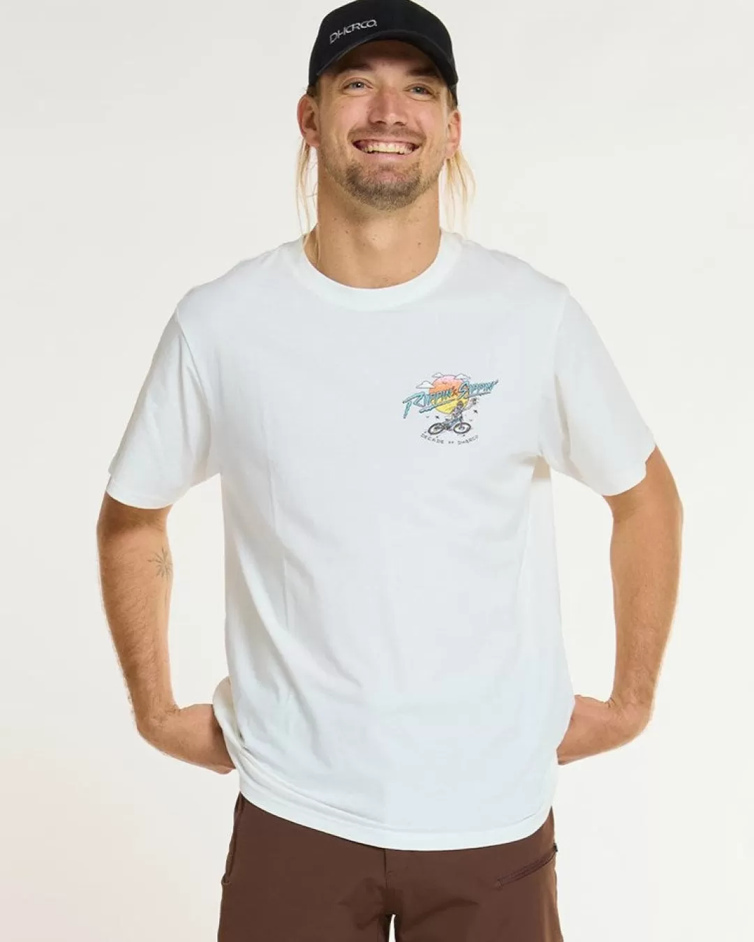 Mens Cotton Tee | Decade of White*DHaRCO Hot