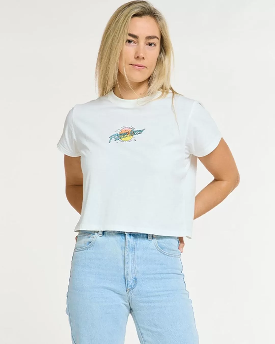 Womens Cotton Crop | Decade of White*DHaRCO Discount