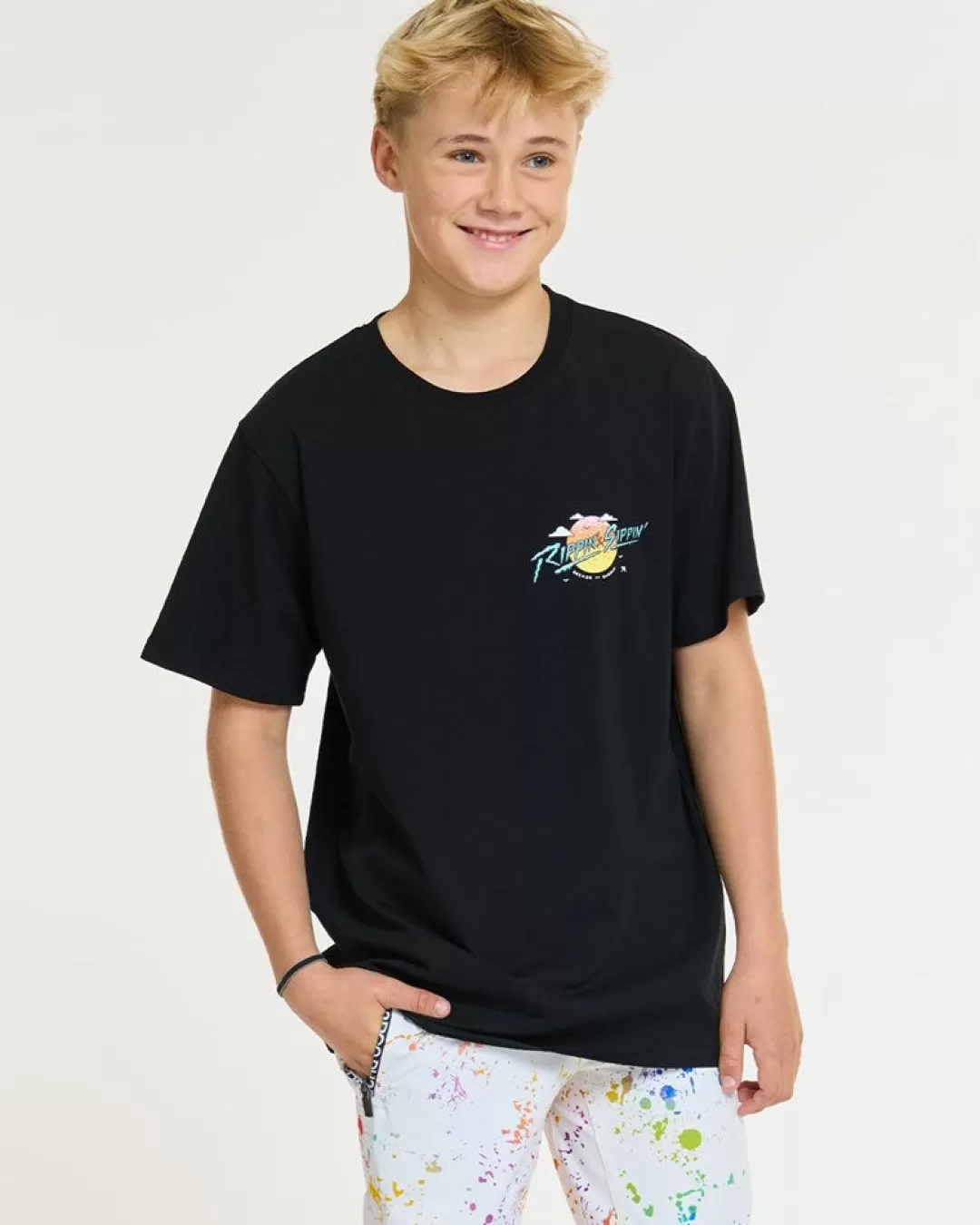 Youth Cotton Tee | Decade of Black*DHaRCO Outlet